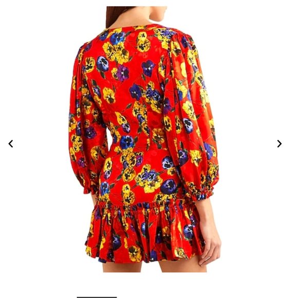 The Attico Ruffled Floral Pansy Dress, gorgeous! - Picture 2 of 14